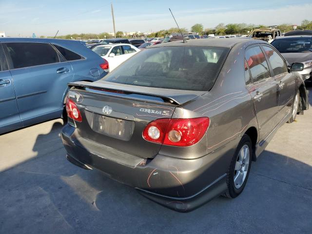 1NXBR32E15Z513990 - 2005 TOYOTA COROLLA S GRAY photo 4