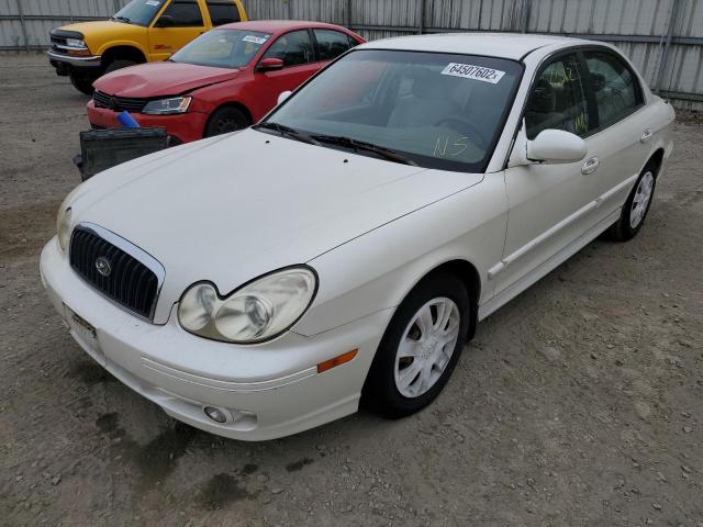 KMHWF25S64A090863 - 2004 HYUNDAI SONATA GL WHITE photo 2