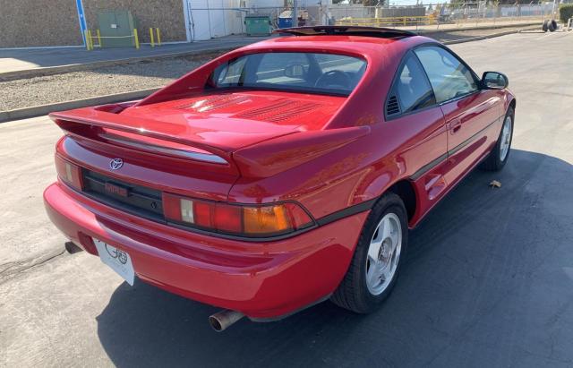 JT2SW21M4N0017047 - 1992 TOYOTA MR2 RED photo 4