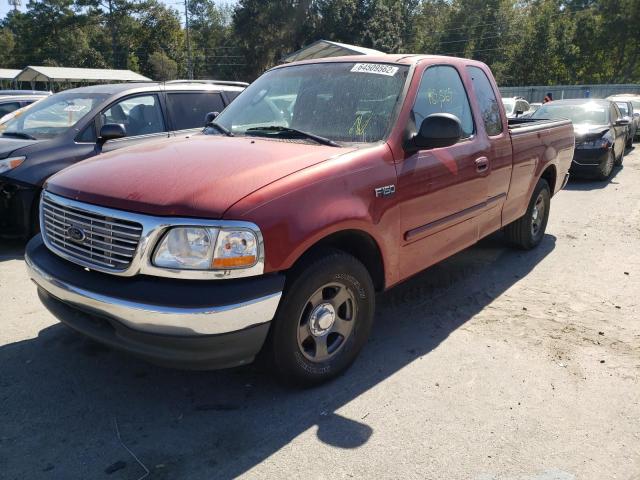 1FTRX17213NB47550 - 2003 FORD F150 RED photo 2