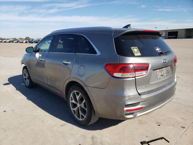 5XYPK4A5XHG253276 - 2017 KIA SORENTO SX GRAY photo 3