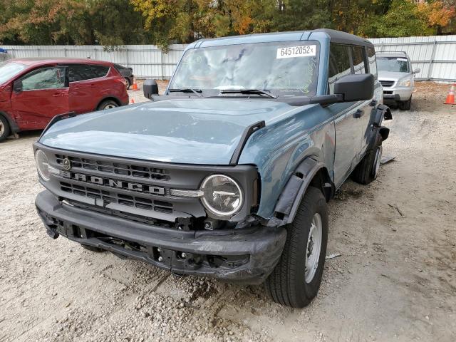 1FMDE5BH3NL****** - 2022 FORD BRONCO BAS BLUE photo 2