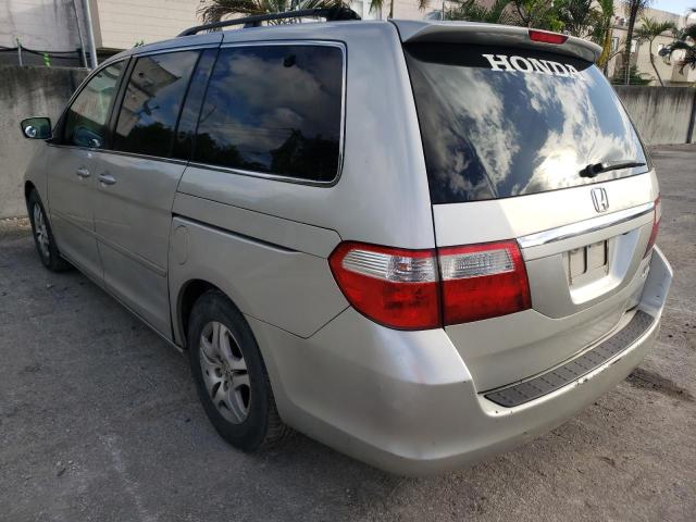 5FNRL38895B013025 - 2005 HONDA ODYSSEY TO SILVER photo 3