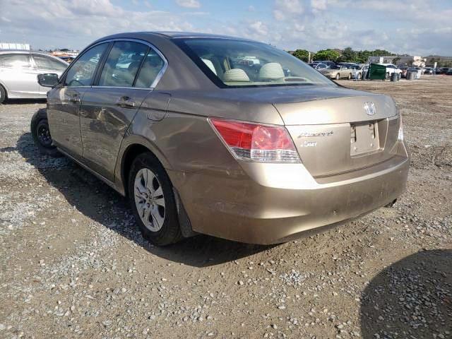 1HGCP26468A145050 - 2008 HONDA ACCORD LXP BEIGE photo 3