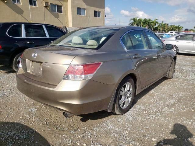 1HGCP26468A145050 - 2008 HONDA ACCORD LXP BEIGE photo 4