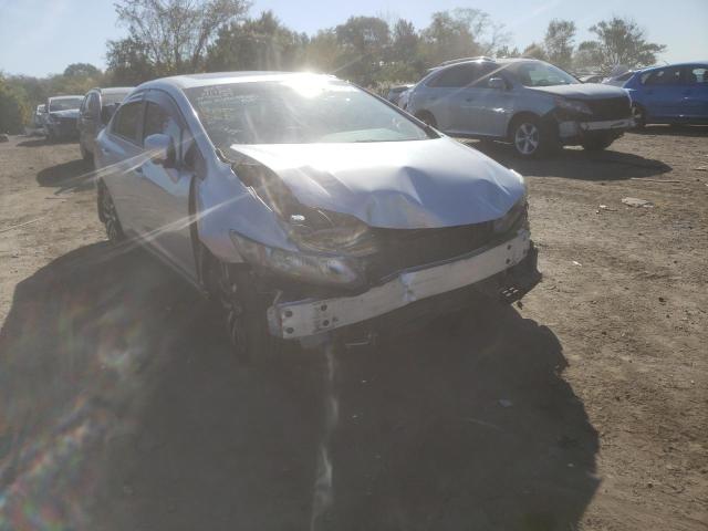 2HGFB2F90EH541687 - 2014 HONDA CIVIC EXL Szary zdjęcie 1