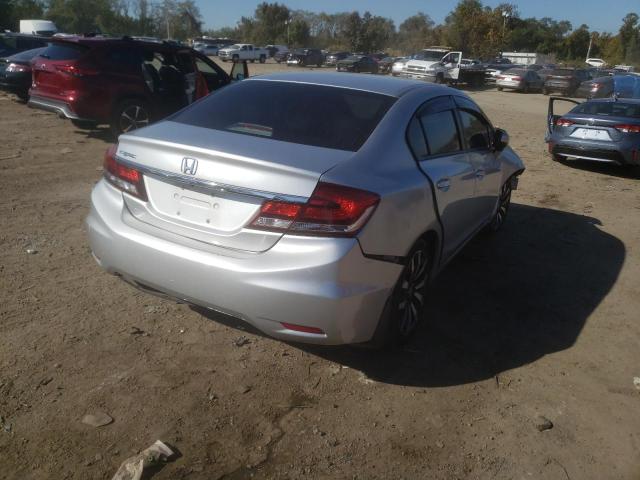 2HGFB2F90EH541687 - 2014 HONDA CIVIC EXL Szary zdjęcie 4
