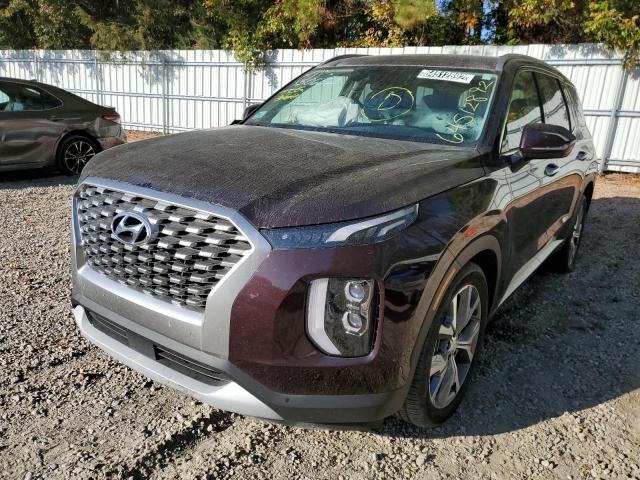 KM8R44HE4MU****** - 2021 HYUNDAI PALISADE S BROWN photo 2