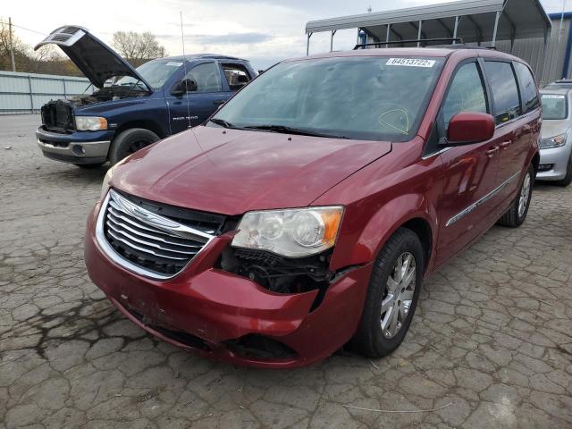 2C4RC1BG5ER132120 - 2014 CHRYSLER TOWN & COU BURGUNDY photo 9