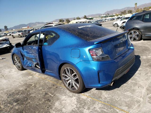 JTKJF5C73FJ000465 - 2015 TOYOTA SCION TC BLUE photo 3