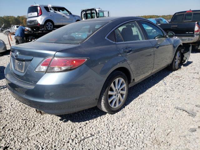 1YVHZ8DH0C5M36582 - 2012 MAZDA 6 I BLUE photo 4