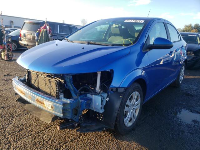 1G1JB5SG2H4106761 - 2017 CHEVROLET SONIC LS BLUE photo 2