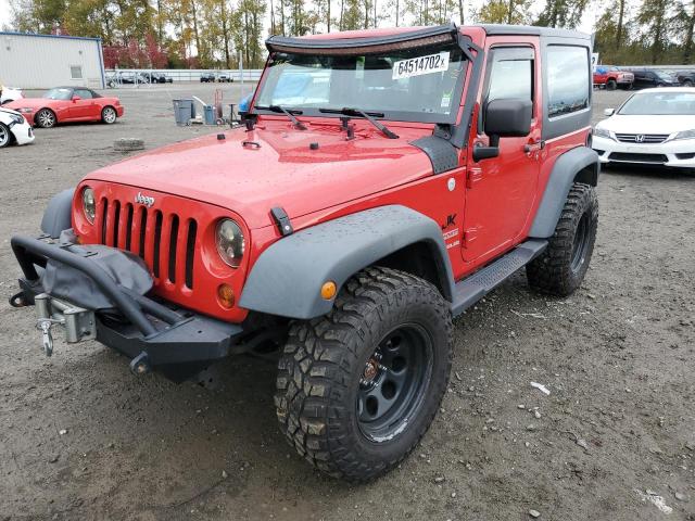 1J4AA2D12BL512015 - 2011 JEEP WRANGLER S RED photo 2