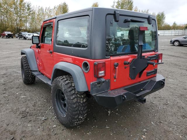 1J4AA2D12BL512015 - 2011 JEEP WRANGLER S RED photo 3