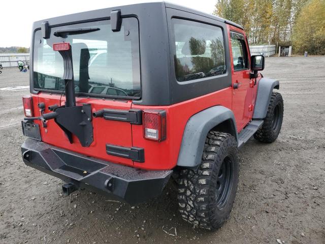 1J4AA2D12BL512015 - 2011 JEEP WRANGLER S RED photo 4