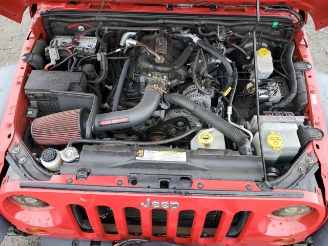 1J4AA2D12BL512015 - 2011 JEEP WRANGLER S RED photo 7