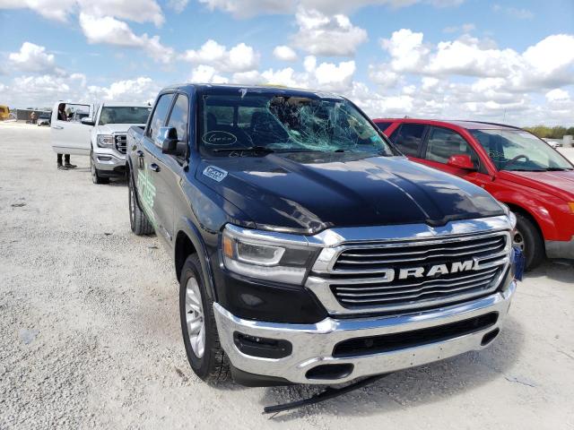 1C6SRFJT6KN570169 - 2019 RAM 1500 LARAM BLACK photo 1