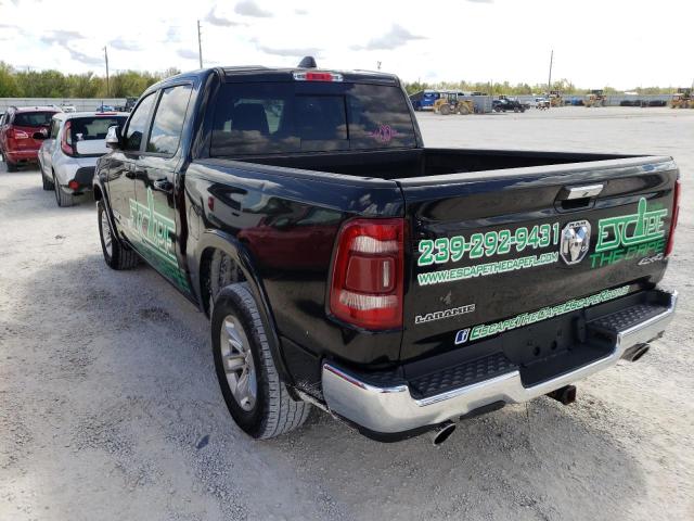 1C6SRFJT6KN570169 - 2019 RAM 1500 LARAM BLACK photo 3