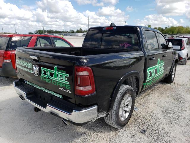 1C6SRFJT6KN570169 - 2019 RAM 1500 LARAM BLACK photo 4