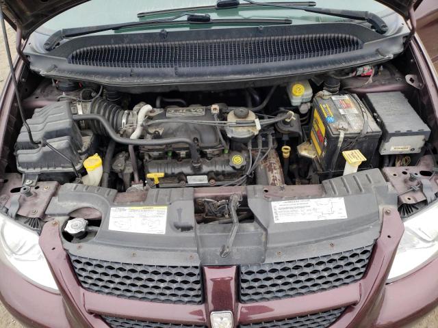 1D4GP45R24B511036 - 2004 DODGE CARAVAN SX BURGUNDY photo 7