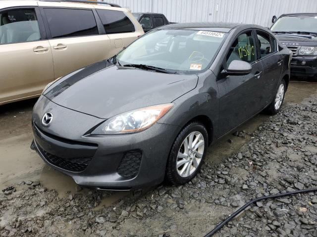 JM1BL1V87C1650866 - 2012 MAZDA 3 I GRAY photo 2