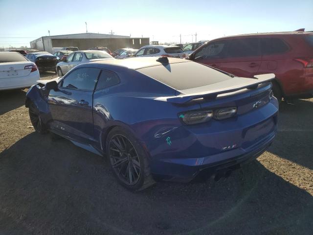 1G1FK1R69L0115985 - 2020 CHEVROLET CAMARO ZL1 蓝色 照片 3