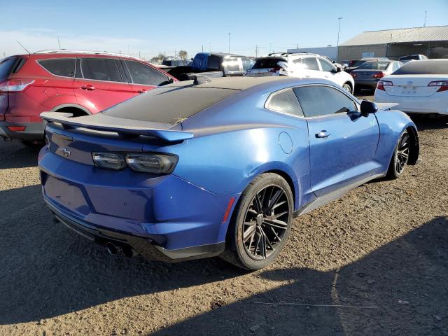 1G1FK1R69L0115985 - 2020 CHEVROLET CAMARO ZL1 蓝色 照片 4