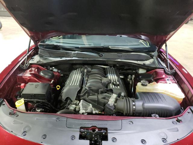 2C3CDXGJ3KH742257 - 2019 DODGE CHARGER SC MAROON photo 7