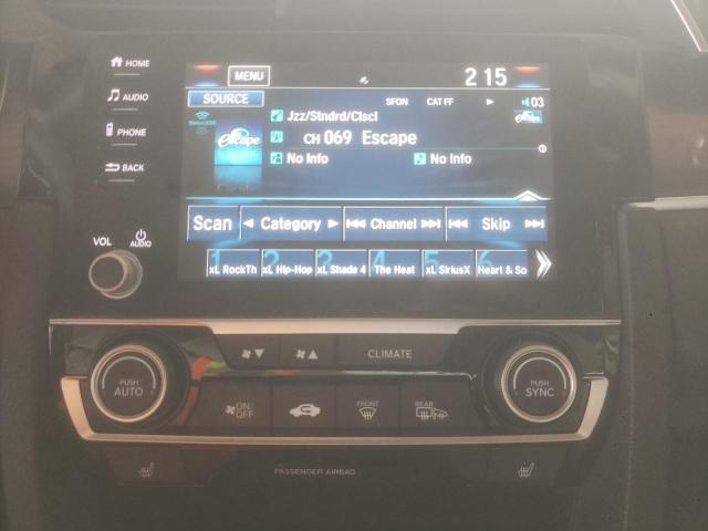 JHMFC1F76KX002100 - 2019 HONDA CIVIC EXL أبيض صورة 9