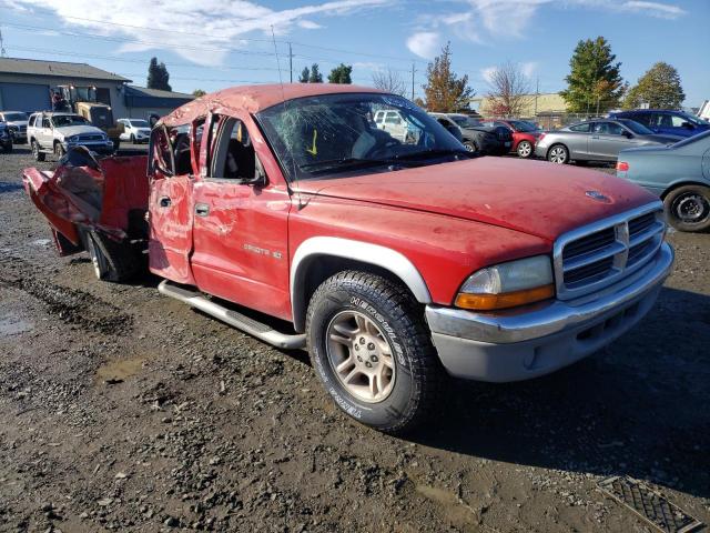 1B7HL2AN11S318781 - 2001 DODGE DAKOTA QUA RED photo 1