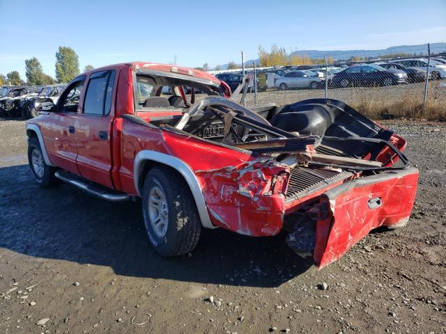 1B7HL2AN11S318781 - 2001 DODGE DAKOTA QUA RED photo 3