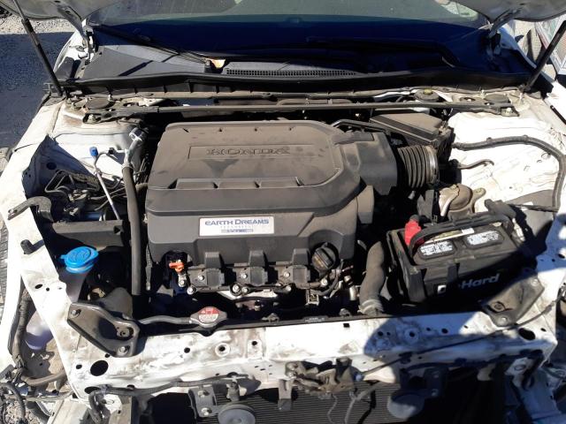 1HGCR3F86FA006858 - 2015 HONDA ACCORD EXL WHITE photo 7