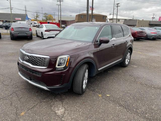 5XYP24HC3LG013094 - 2020 KIA TELLURIDE BURGUNDY photo 2