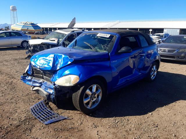 3C3EY55E35T330407 - 2005 CHRYSLER PT CRUISER BLUE photo 2