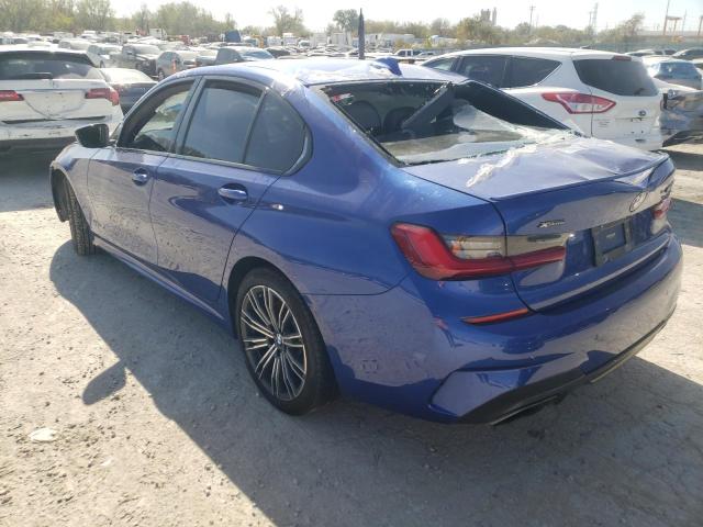 WBA5U9C04LFH34829 - 2020 BMW M340XI BLUE photo 3