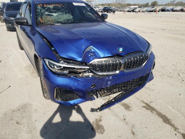 WBA5U9C04LFH34829 - 2020 BMW M340XI BLUE photo 9