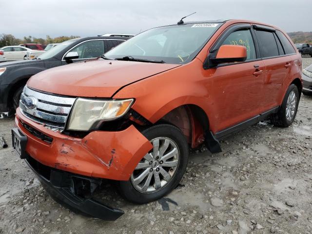 2FMDK49C77BA30195 - 2007 FORD EDGE SEL P ORANGE photo 2