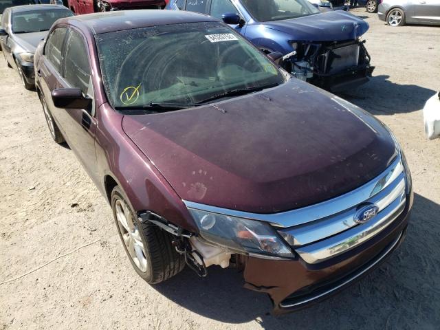 3FAHP0HA2CR254802 - 2012 FORD FUSION S F MAROON photo 1