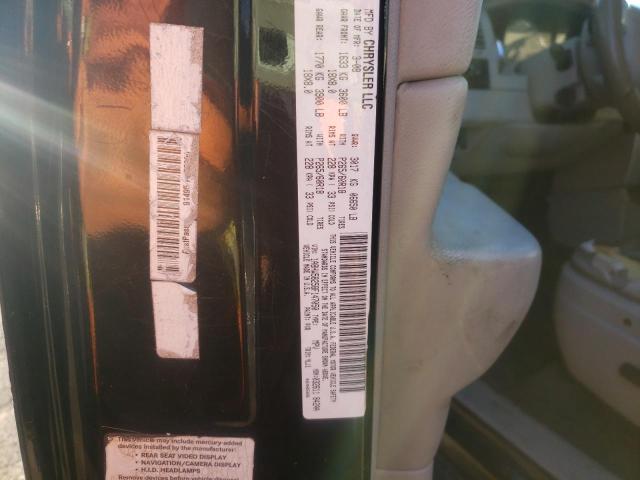 1A8HW58258F147050 - 2008 CHRYSLER ASPEN LIMI BLACK photo 10