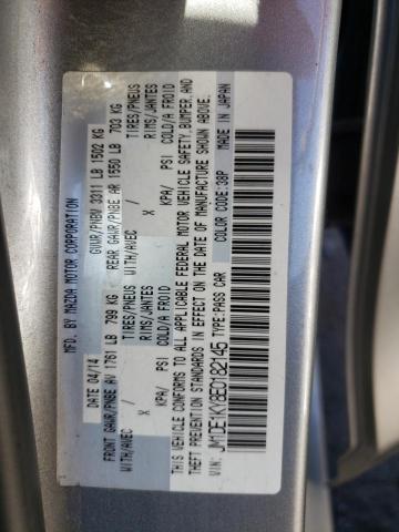 JM1DE1KY8E0182145 - 2014 MAZDA MAZDA2 SPO 银色 照片 10