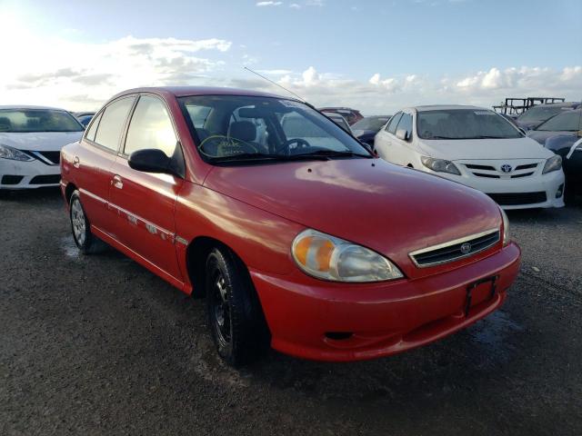 KNADC123126086342 - 2002 KIA RIO RED photo 1