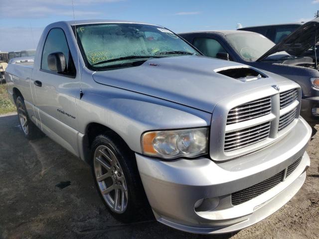 3D3HA16H74G185062 - 2004 DODGE RAM SRT10 SILVER photo 1