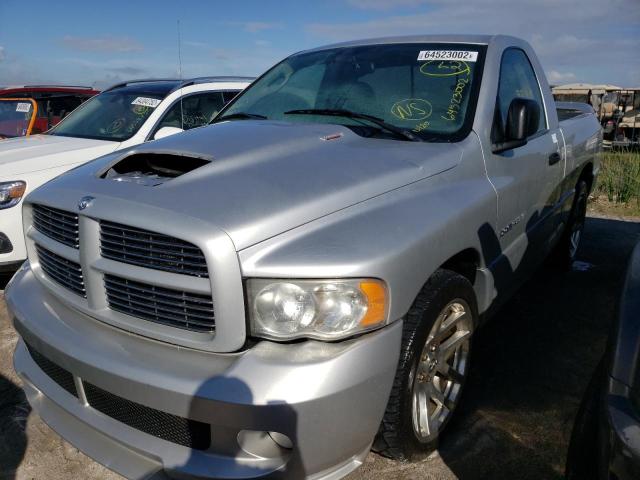 3D3HA16H74G185062 - 2004 DODGE RAM SRT10 SILVER photo 2