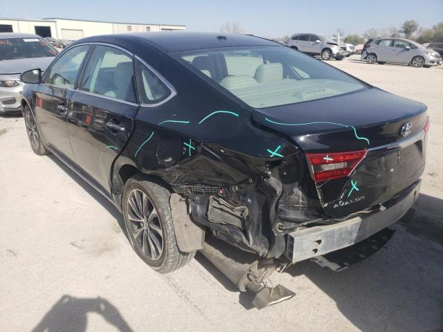 4T1BK1EB0HU262815 - 2017 TOYOTA AVALON XLE BLACK photo 3