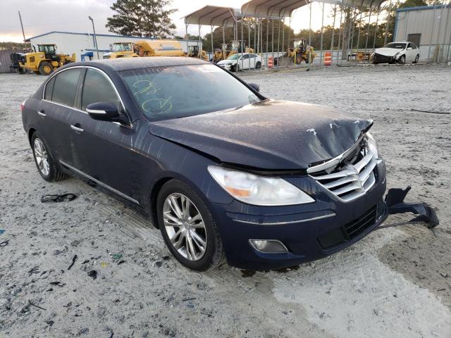 KMHGC4DFXBU140446 - 2011 HYUNDAI GENESIS 4. BLUE photo 1