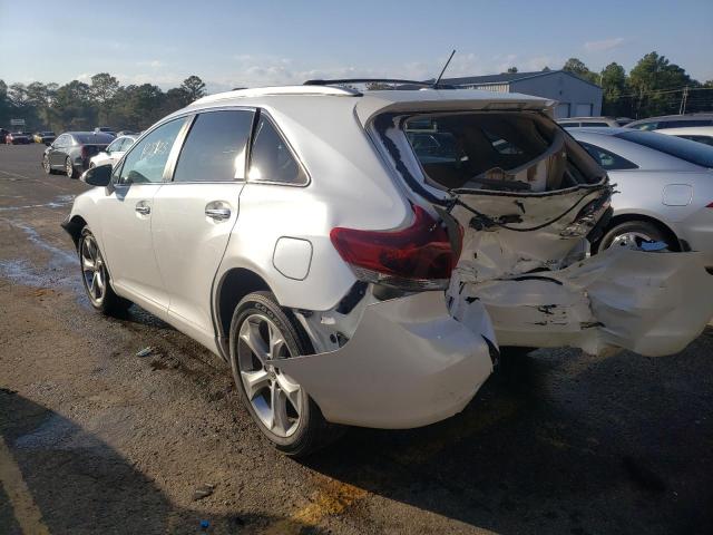 4T3ZK3BB3DU056386 - 2013 TOYOTA VENZA LE WHITE photo 3