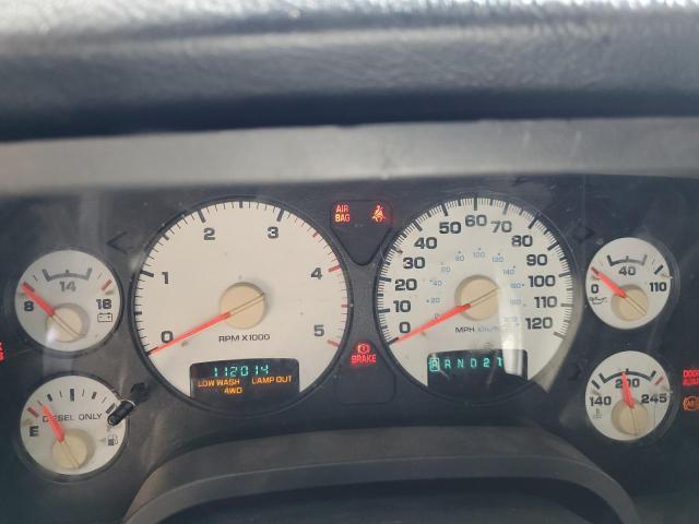 3D7KU28CX4G127269 - 2004 DODGE RAM 2500 S BLACK photo 8