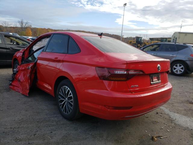 3VWW57BU4KM026781 - 2019 VOLKSWAGEN JETTA HIGH RED photo 3