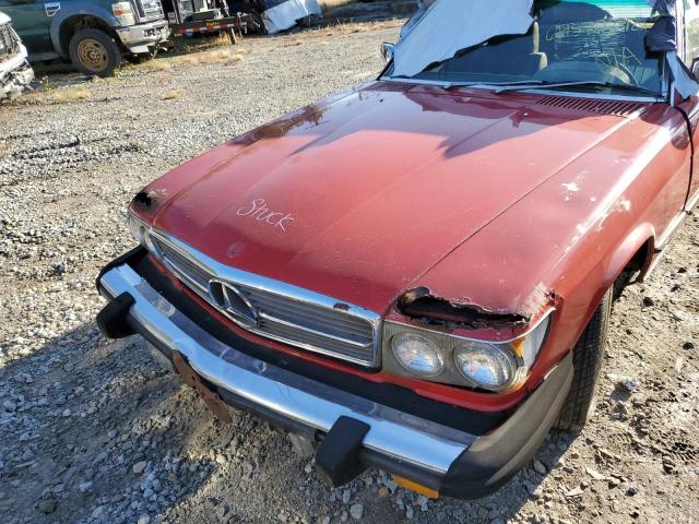 10704412045183 - 1978 MERCEDES-BENZ 450 SL RED photo 9