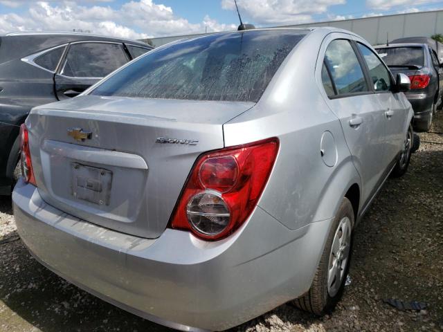 1G1JA5SH1G4118362 - 2016 CHEVROLET SONIC LS SILVER photo 4